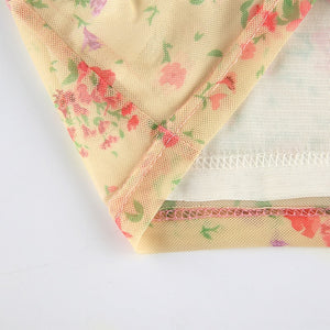 NM Floral Mesh Cami